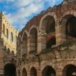 The Arena di Verona, in the centre of Verona, about 12 km by car from Verona Airport