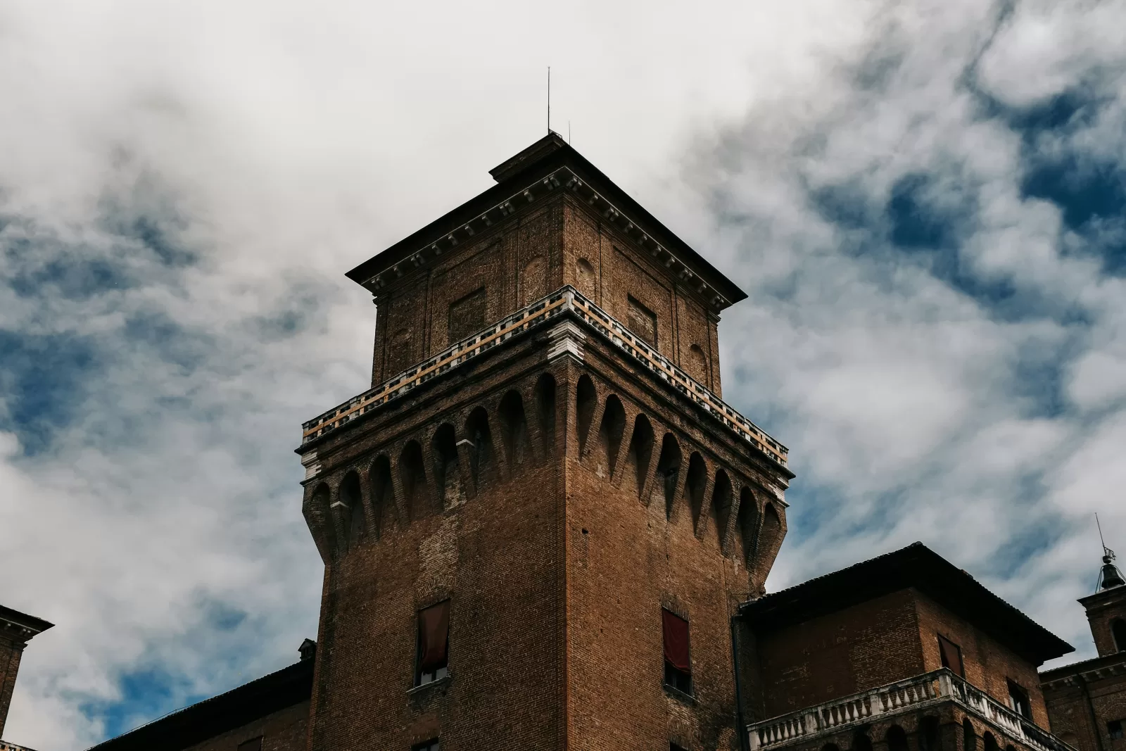 Castello Estense in Ferrara, about 45 minutes by car from Bologna Airport
