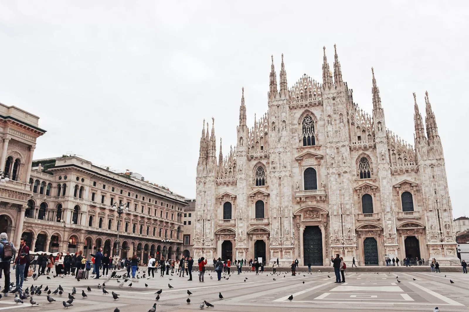 Piazza del Duomo in Milan, inside the Area C congestion charge zone